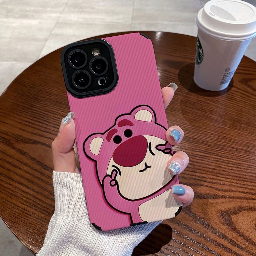Dễ Thương Ốp Điện Thoại Chống Rơi Hình Gấu Đáng Yêu Cho iphone x / xr / xsmax / 7p 14 / 13 / 12 / 11