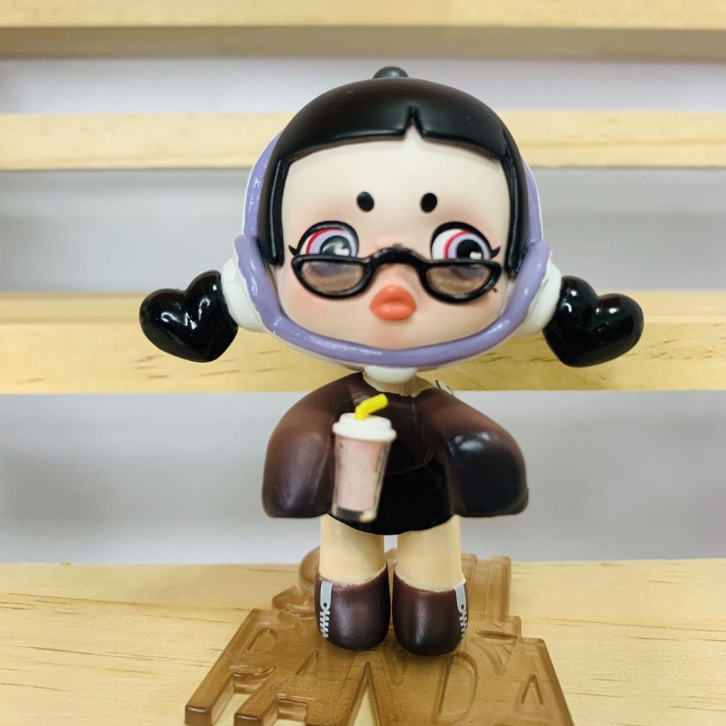 POPMART skullpanda Hộp Sọ Điên Cuồng Bí Ẩn Phiên Bản Hộp Sọ