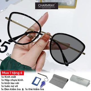 Charmray Kính Mắt Mèo Chống Bức Xạ Cho Nam Nữ