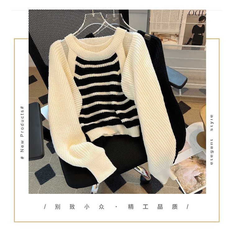 Áo Khoác cardigan Dệt Kim Không Tay Phong Cách Pháp Thời Trang Mùa Thu Hàng Mới Dành Cho Bạn Nữ