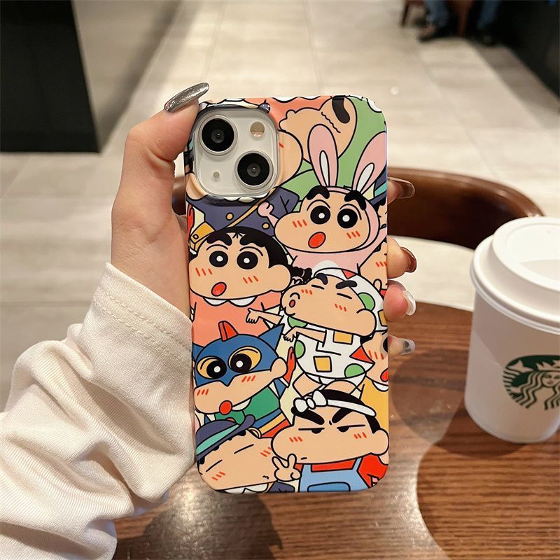 Điện Thoại Ốp Lưng Chống Sốc Hình Cậu Bé Bút Chì shin Cho iphone13 film 12promax 11 / / xsmax / xr / 8plus / x 14