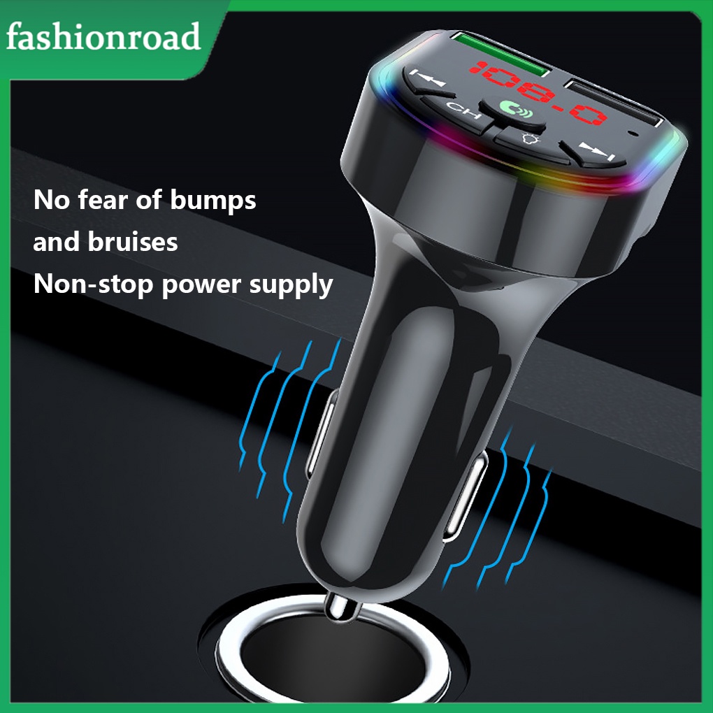 Máy Nghe Nhạc mp3 Không Dây 12v-24v Màn Hình led Hiển Thị Rảnh Tay Kèm Sạc usb Chuyên Dụng Cho Xe Hơi