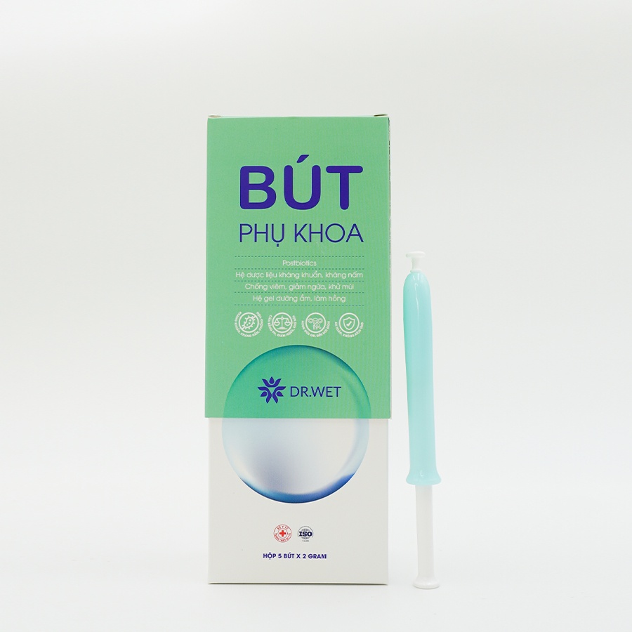 Bút Phụ Khoa DR.WET Giúp Cân Bằng Độ pH, Giảm Mùi Hôi, Làm Hồng, Ngừa Khuẩn Hộp 5 Bút Shop Uni Baby