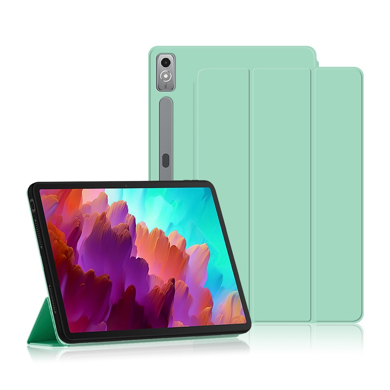 Bao Da pu Nắp Gập Kèm Giá Đỡ Đứng Sang Trọng Cho lenovo xiaoxin pad pro 12.7 "tb371fc lenovo tab p12 12.7 inch 2023