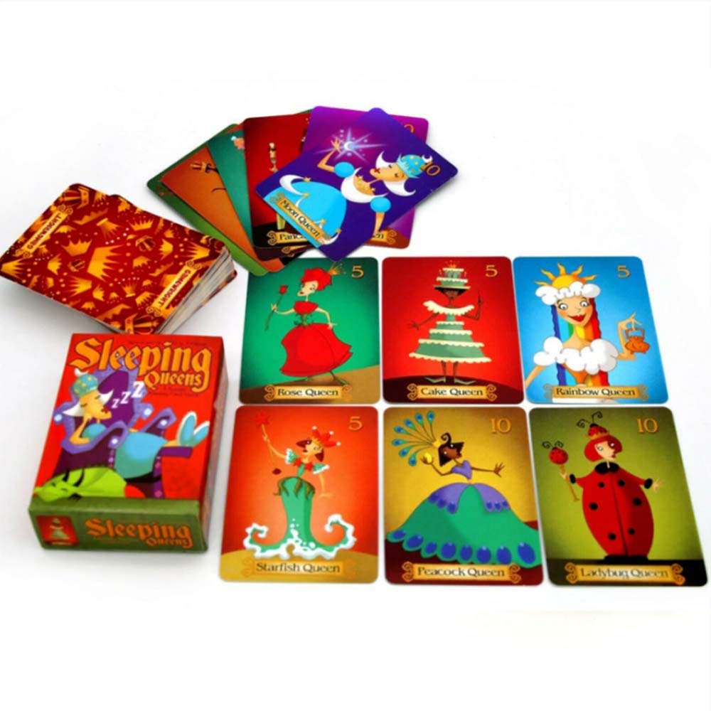 Sleeping Queens English version Card Game, 79 Cards