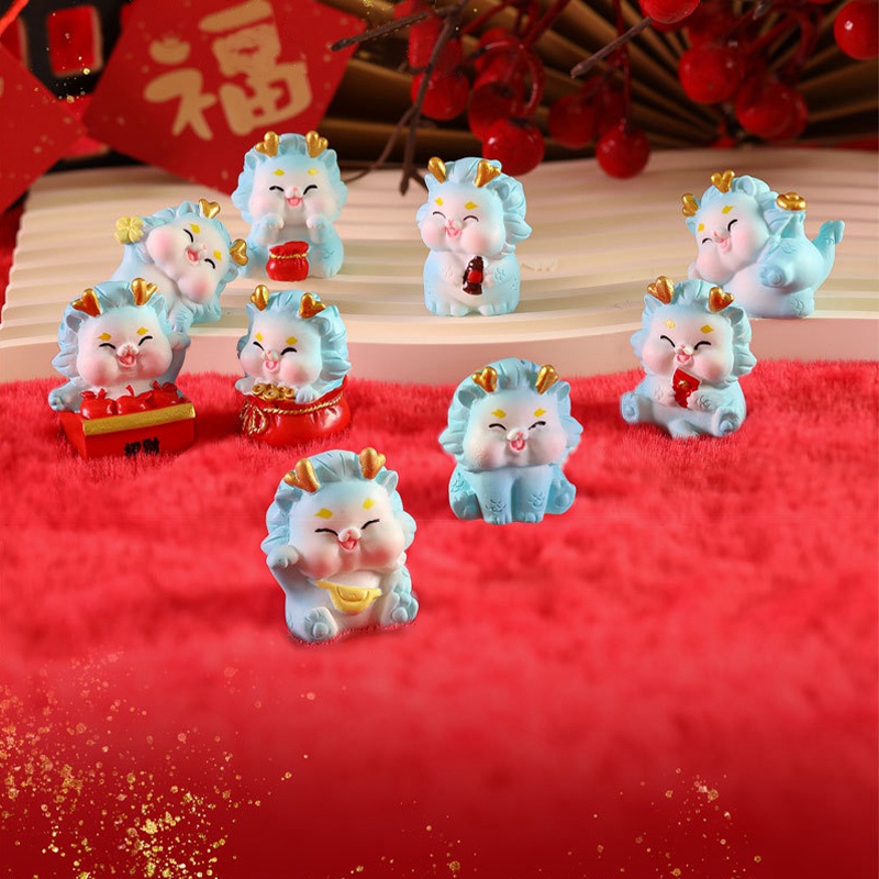 Rồng Hoạt Hình 2024 Trang Trí Bàn Làm Việc Cho Bé