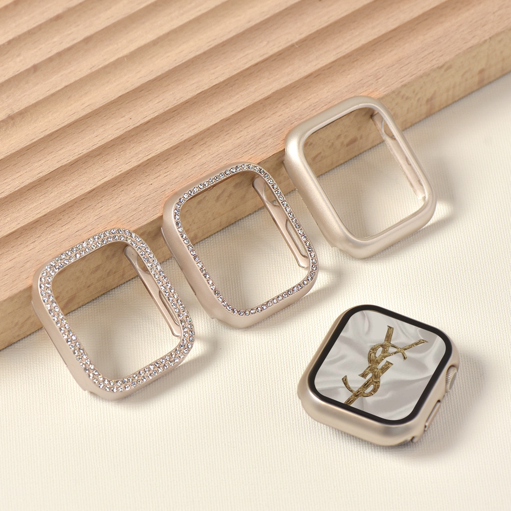 Mới Ốp Bảo Vệ Bằng pc Cứng Chống Va Đập Cho apple watch 41mm 45mm s9 7 8 6 5 40mm 44mm 42mm 38mm 3 se 49mm