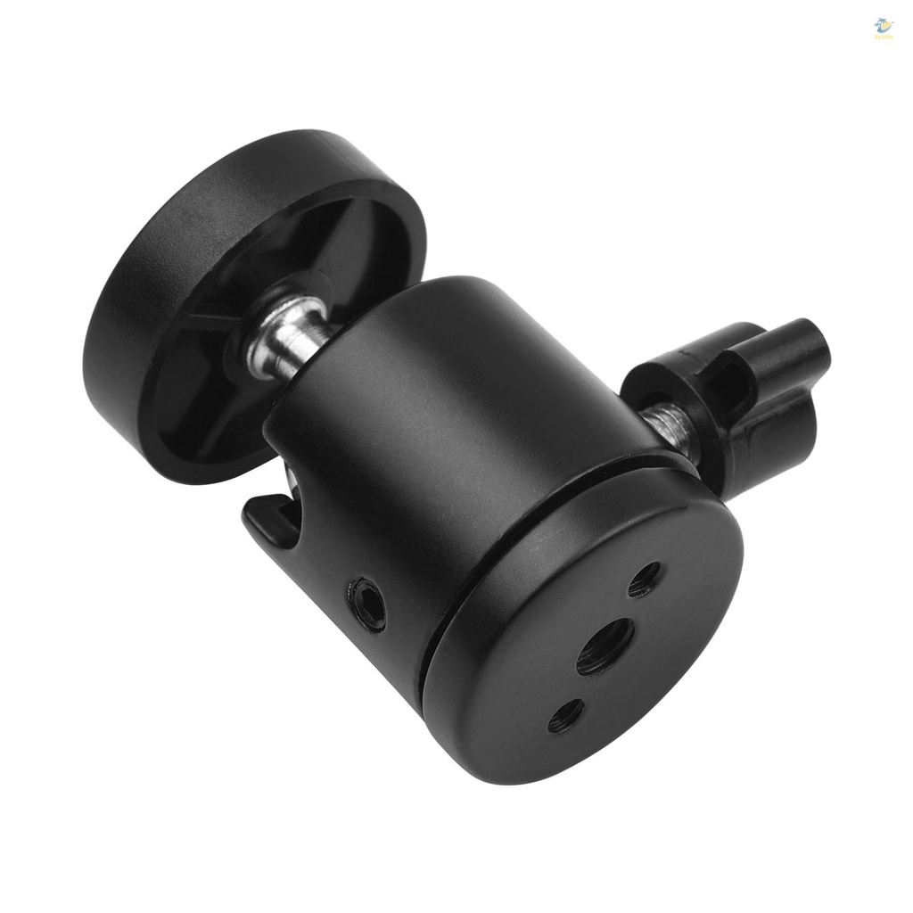 2 Đầu Bi mini Xoay 360 Độ Chuyển Đổi Đế Chân Máy Ảnh dslr Dldc dv Đèn monopod