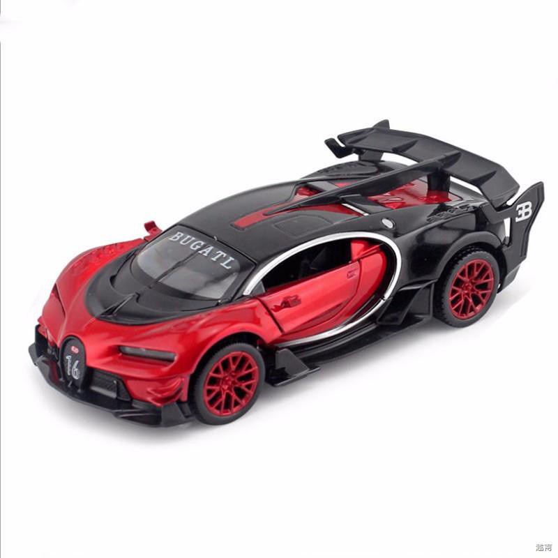 ✚Mô hình xe ô tô bugatti GT veyron đồ chơi phát ra âm thanh và ánh sáng với tỷ lệ 1 / 32 tặng oto