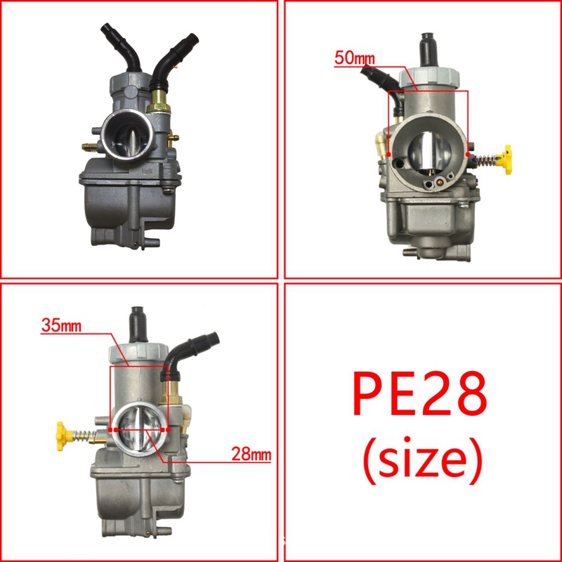 Bộ Chế Hòa Khí pe 24 pe 26 pe 28 karbu pe24 pe26 pe28 Chất Lượng Cao