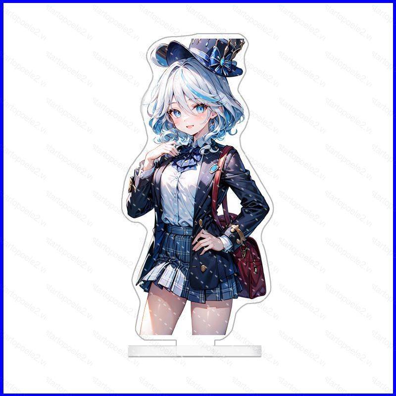 Genshin Giá Đỡ Đồ trang trí Thần Nước god furina Hoạt Hình Trang Trí Nhà Cửa