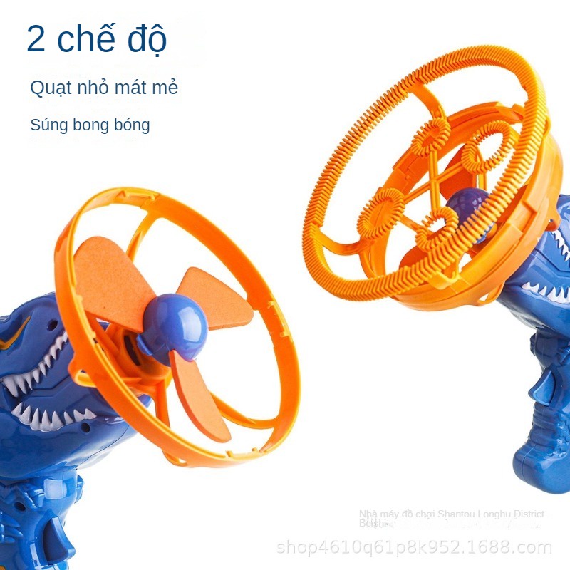 Máy Thổi Bong Bóng Tự Động Hình Khủng Long Dễ Thương