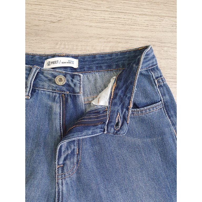 Quần jean PRJCT denim rách gối