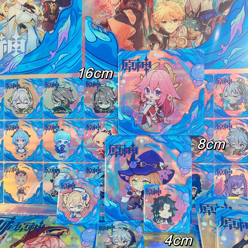 Yuanshen Hộp Đựng Hạt Óc Chó Hai Mặt Bằng acrylic Họa Tiết Hoạt Hình anime diy