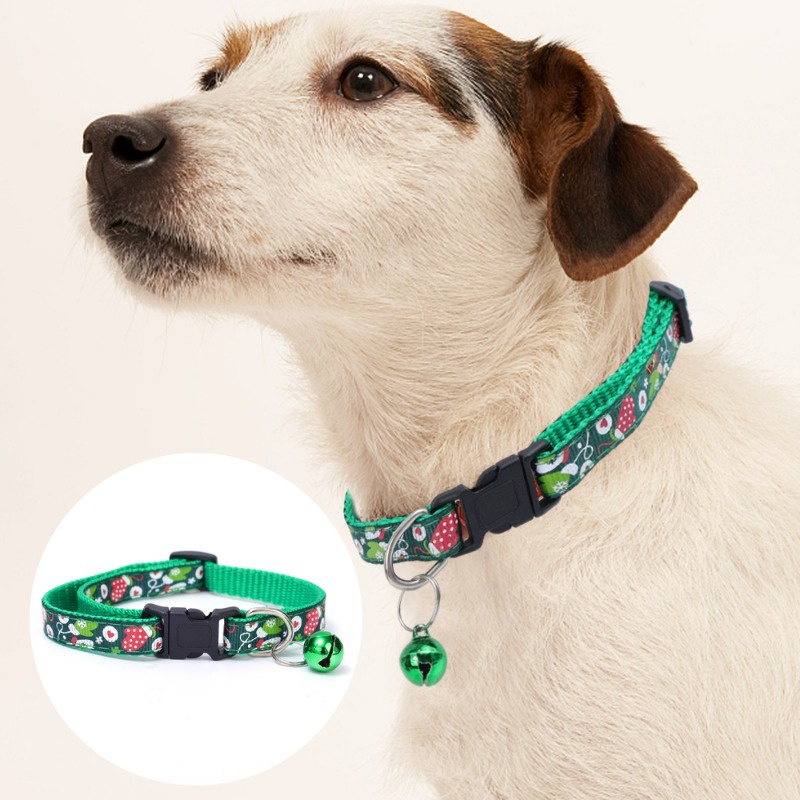 Vòng Cổ Họa Tiết Cây Thông / Hươu / Cây Thông Giáng Sinh Năm Mới Có Thể Điều Chỉnh Kích Thước An Toàn Dành Cho Thú Cưng