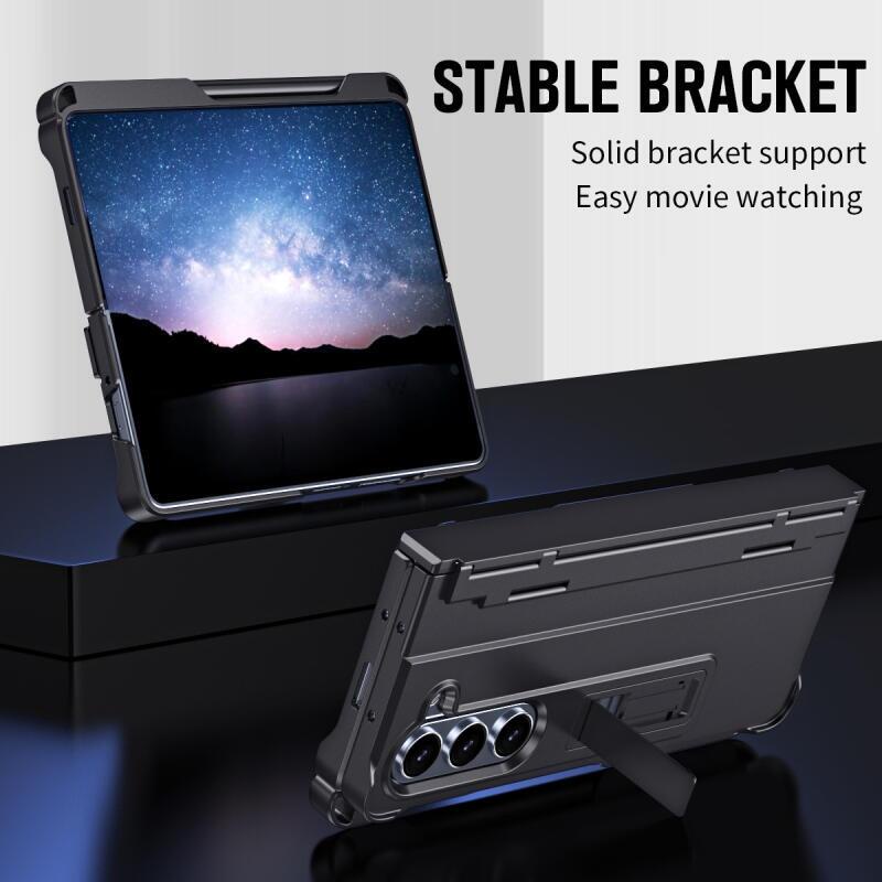 Sang Trọng Ốp Điện Thoại pc Cứng Kèm Kính Cường Lực Chống Rơi Cho samsung z fold 5 4 3