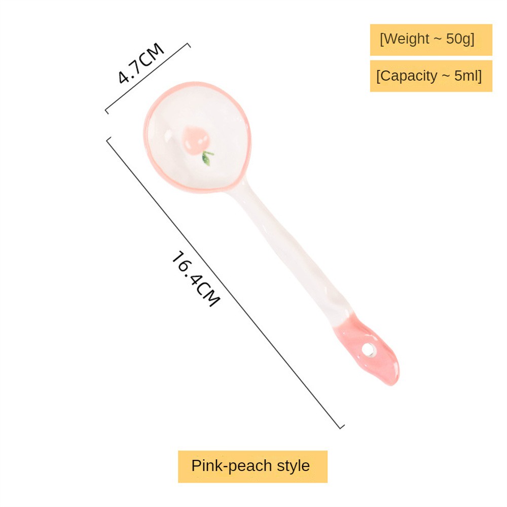 ⚡VẬN CHUYỂN NHANH CHÓNG⚡⚡ Muỗng Có Tay Cầm Dài Hoạt Hình Thìa Tráng Miệng Dâu Tây đáng Yêu Nhà Hàng Thời Trang Thìa Dâu Tây Muỗng Hoạt Hình Kiểu Nhật Bản Bền Lâu
