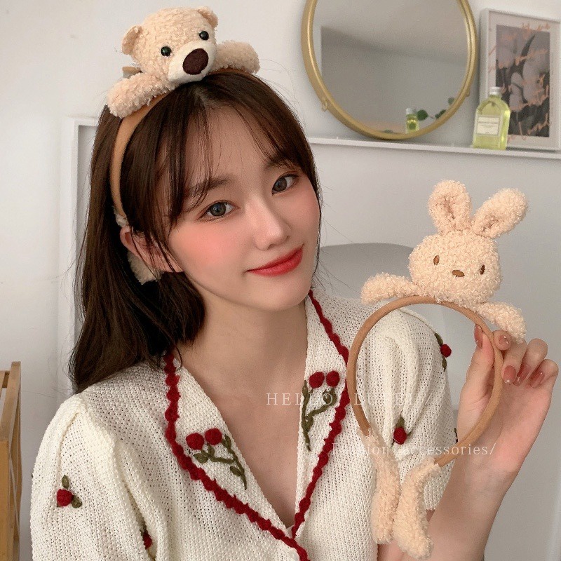 Băng Đô Mềm Mại Co Giãn Chống Trượt Phong Cách Hàn Quốc Cho Bé Gái