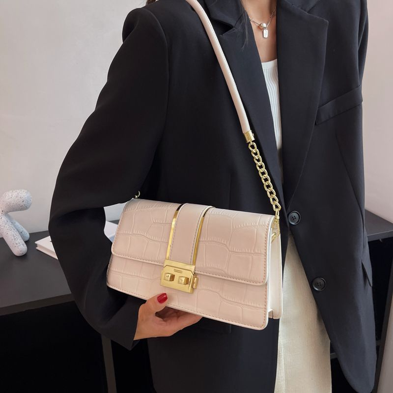 Túi Đeo Vai Hình Vuông Màu Trắng Phong Cách Mới 2023 Dễ Phối Đồ