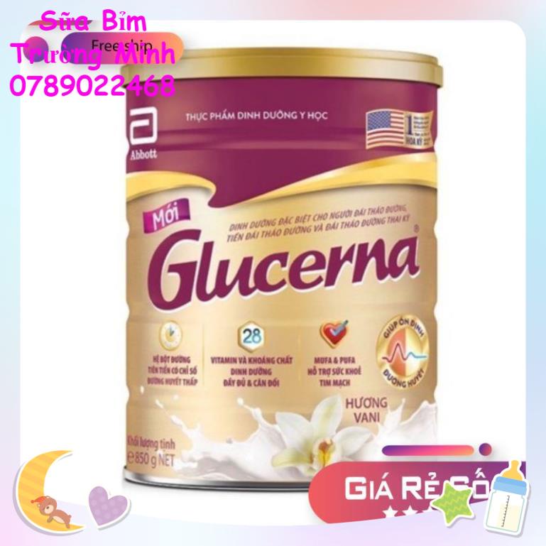 Giá tốt nhất sữa tiểu đường glucerna lon 850g Sản phẩm chính hãng