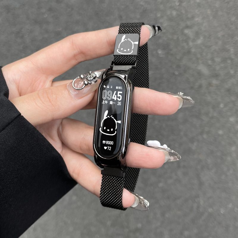 Hàng Mới Về Mới Dây Đeo Cổ Tay Từ Tính Bằng Kim Loại Cho xiaomi 8 / 7nfc 8
