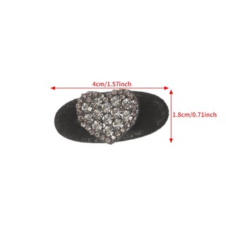 Kẹp Tóc Đính Đá Màu Đen Thời Trang Cho Nữ CHLINS
