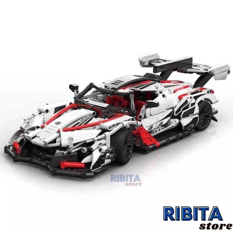 Mô hình lắp ráp kiểu LEGO Siêu xe đua lắp ráp Lamborghini -