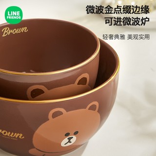 [LINE FRIENDS] Bộ đồ ăn bát cơm sứ Phnom Penh[LK]
