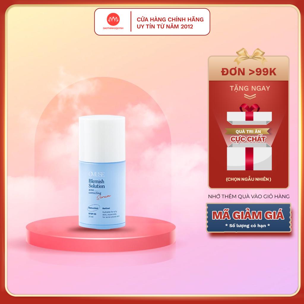 Serum Tinh Chất OMUSE Giảm Mụn Chứa Retinol 0.3% Giảm Thâm Kiềm Dầu Blemish Solution Acne Correcting
