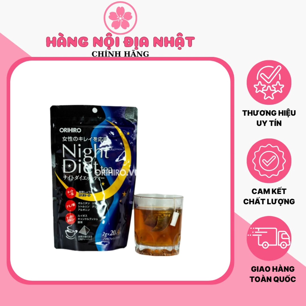 Trà Orihiro Night Diet Tea Nhật Bản