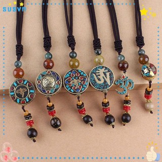 Vòng cổ Mặt Phật Giáo Phong Cách Nepal Thời Trang Vintage