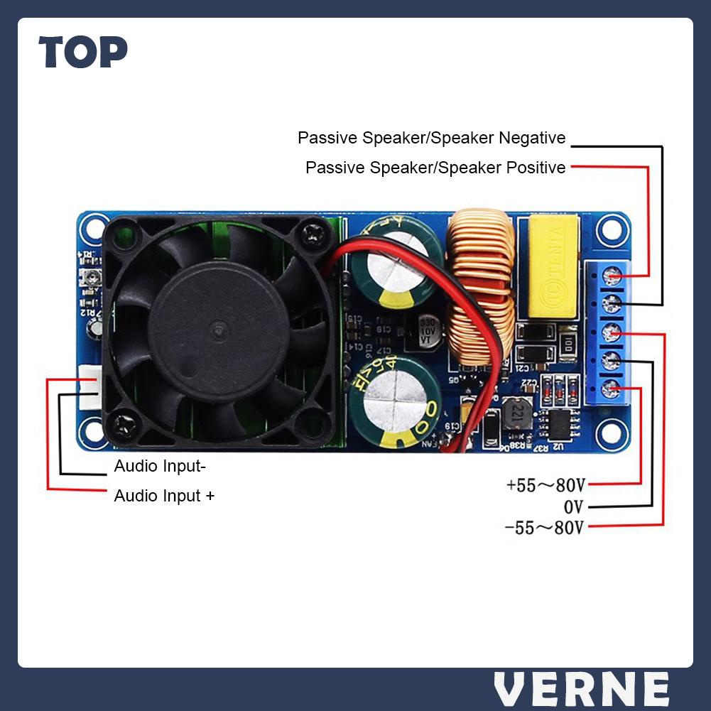 Bo Mạch Nguồn irs2092 hifi Kênh Kép Cho Loa subwoofer Xe Hơi