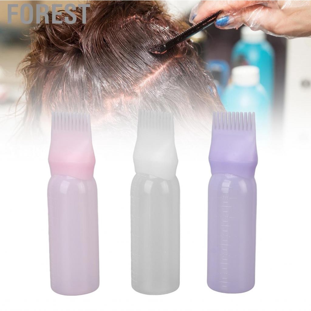 Forest 3x  Applicator Bottle Home Salon Portable Root Styling Comb