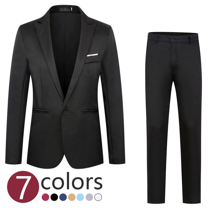 Set Đồ Vest plus size m-5xl Phong Cách Hàn Quốc Lịch Lãm Cho Nam