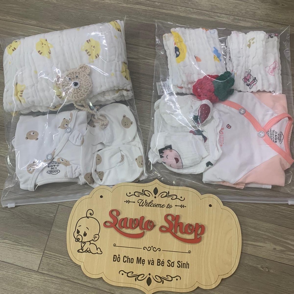 ( Hàng Sẵn) Set 10 cái Túi zip đựng đồ đi sinh Túi zip đựng đồ sơ sinh có khoá kéo kích thước 35x28cm