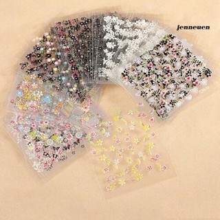 Set 10 Tấm Sticker 3d Dán Móng Nghệ Thuật
