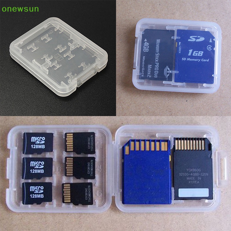 Hộp Đựng Thẻ Nhớ micro sd tf sdhc mspd 8 Ngăn Mới
