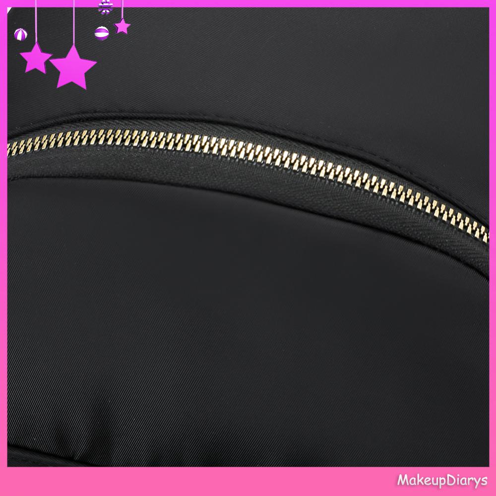 ★ Đồ Trang Điểm Trang Điểm ★ Au Balo Đeo Vai Có Dây Kéo Sức Chứa Lớn Màu Trơn Dành Cho Nữ