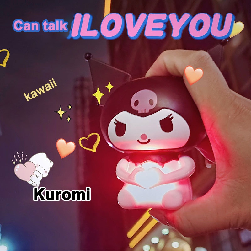 Sanrio kuromi cinnamoroll Trái Tim Sáng Tạo Có Thể Nói "i love you" Cho Bạn Gái Ngày Lễ Tình Nhân