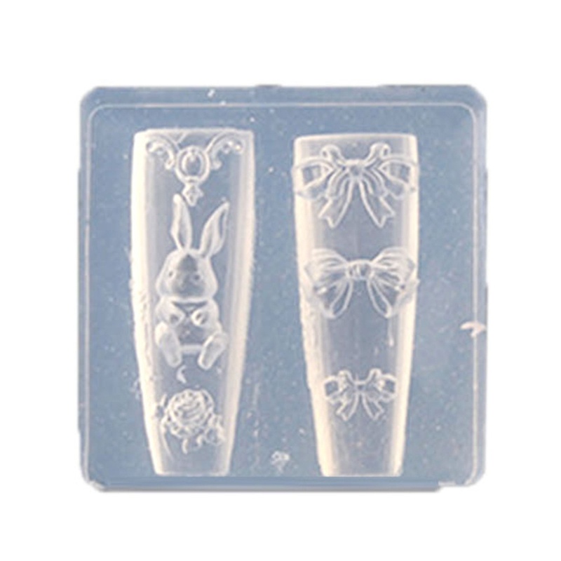 Khuôn silicone Tạo Hình Móng Tay Nhiều Hình Dạng diy