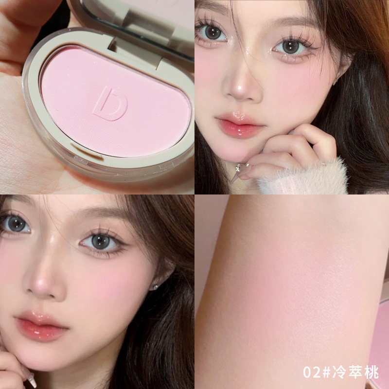 Phấn Má Hồng Đơn Sắc Độ Bóng Cao Trang Điểm Nội Địa Màu daimanpu daimanpu daimanpu Làm Trắng Da
