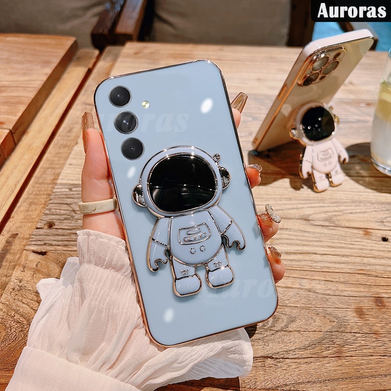 Ôp Điện Thoại Dẻo Họa Tiết Phi Hành Gia Kèm Giá Đỡ Chống Rơi Cho samsung galaxy m54 m34 m14 galaxy m54 m34 m14 Ốp