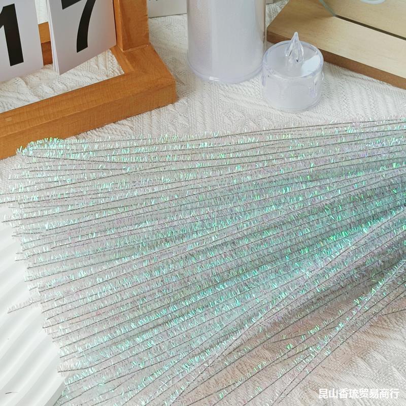 Set 100 Miếng Vải Sợi chenille 6mm * 30cm Làm Đồ Thủ Công