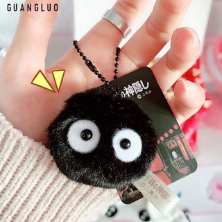 Guangluo Móc Khóa Quả Cầu Lông Xù Nhỏ Xinh Thời Trang Chống Bụi Đa Ứng Dụng