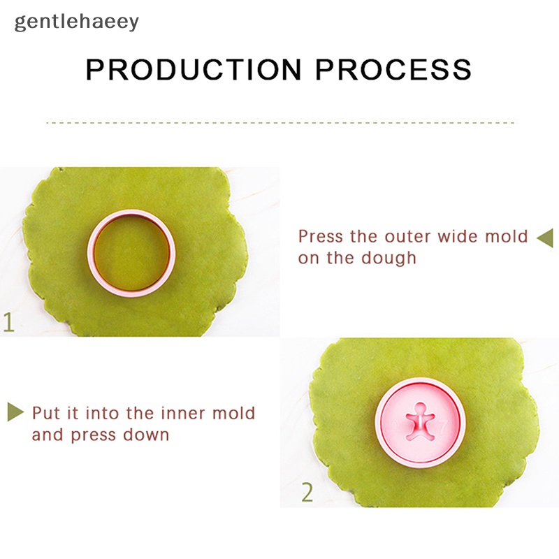 Bộ 9 Khuôn Cắt Bánh Quy Hình Tròn In Nổi Họa Tiết Giáng Sinh diy