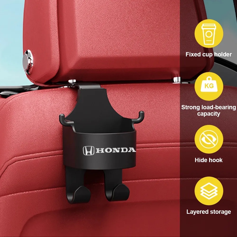 KBANG - 1 Móc Treo Cốc Nước / Điện Thoại Đa Năng Gắn Ghế Ngồi Xe Hơi Tiết Kiệm Không Gian Bằng abs Giá Đỡ