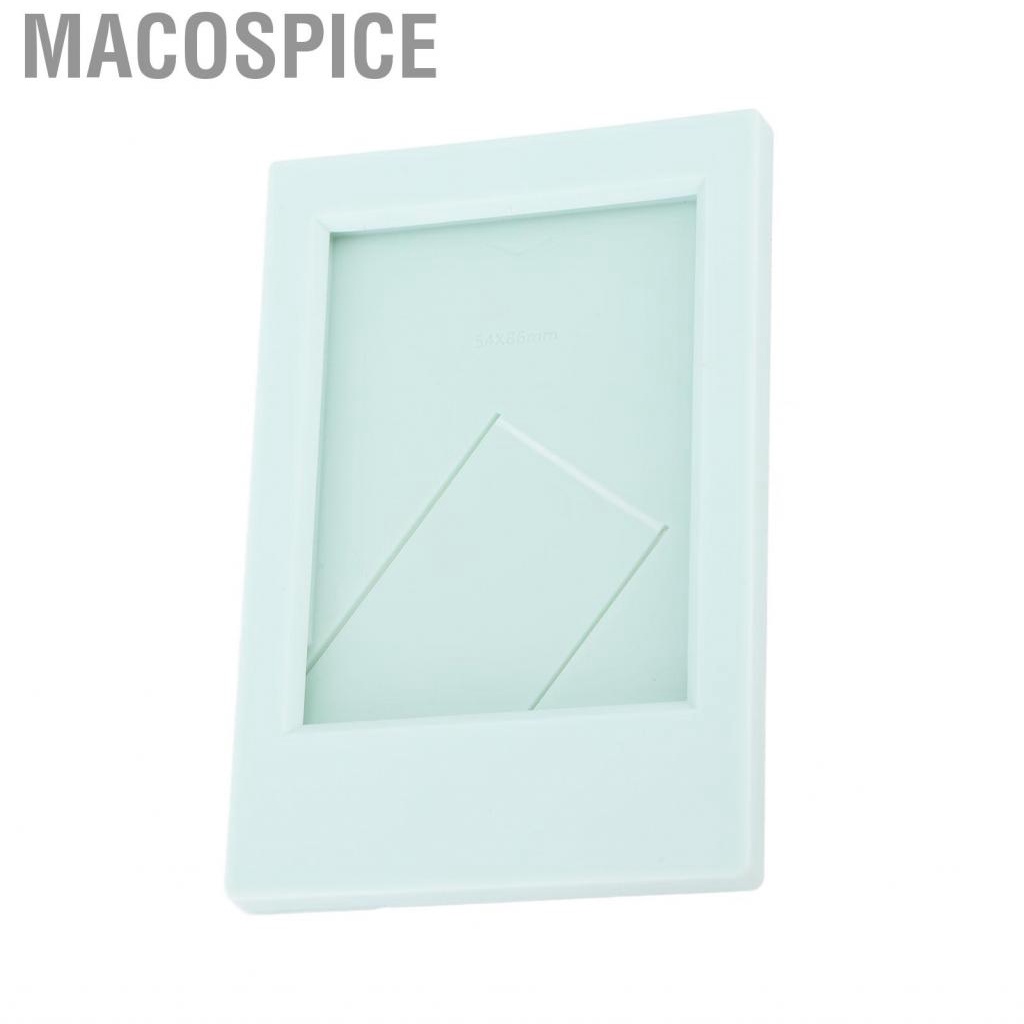 Macospice 3 Inch Mini Photo Frame Standing Picture Plastic Card  Holder Mint DCL