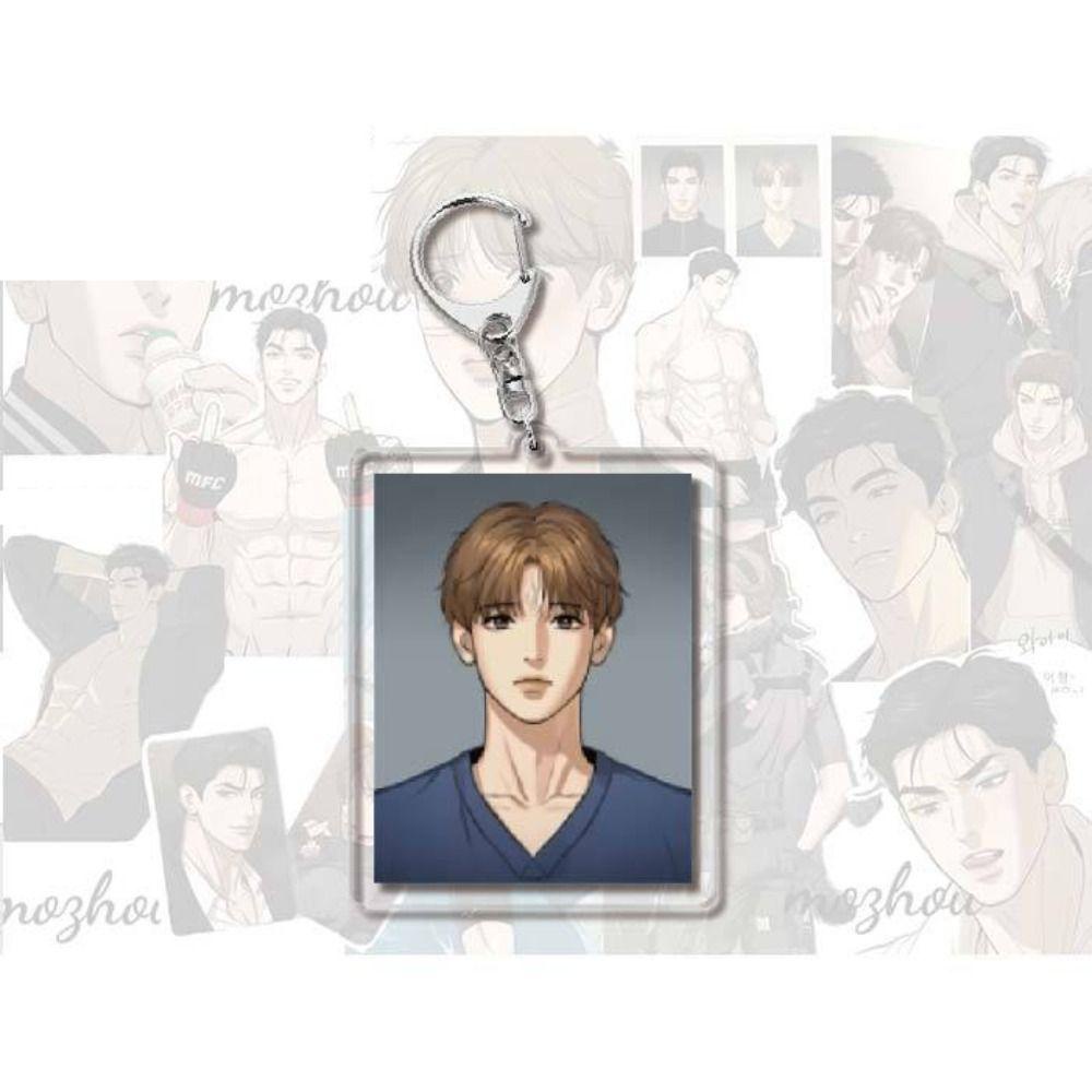 Lanfy manwha jinx Móc Khóa Mô Hình manwha jinx Hoạt Hình jaekyung kim dan Bằng acrylic Mặt Dây Chuyền anime bl manwha jinx