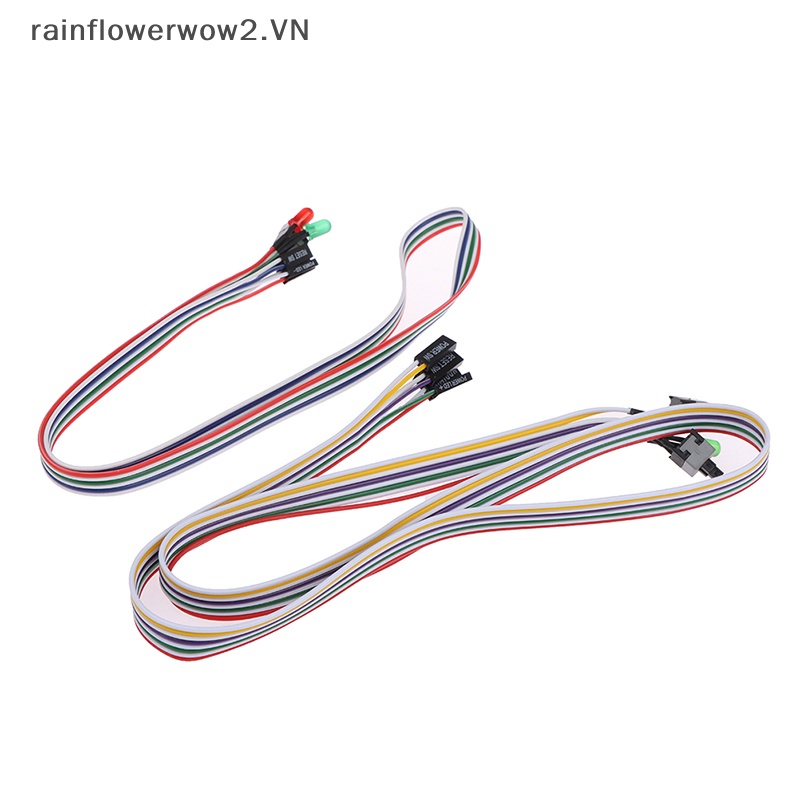 Atx pc Dây Cáp Nguồn on / off / reset Công Tắc Đèn led