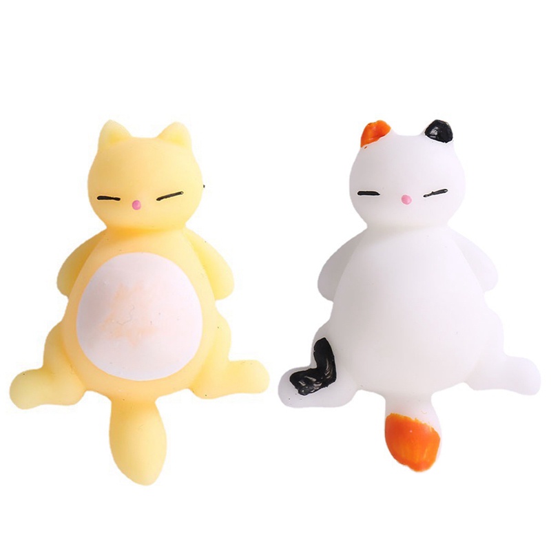 Kurong Đồ Chơi Bóp Giảm Căng Thẳng Hình Bánh Bao Hoạt Hình Dành Cho Mèo